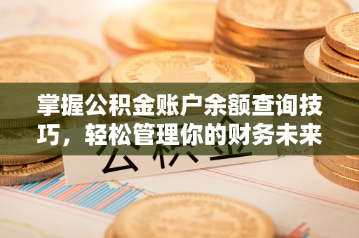 平台掌握公积金账户余额查询技巧，轻松管理你的财务未来