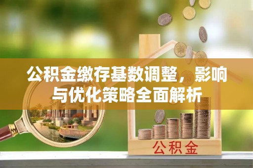 平台公积金缴存基数调整，影响与优化策略全面解析