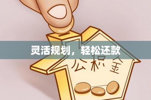 平台灵活规划，轻松还款