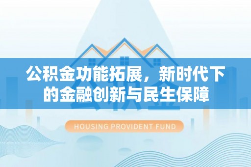 平台公积金功能拓展，新时代下的金融创新与民生保障