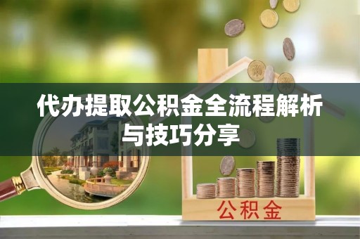 平台代办提取公积金全流程解析与技巧分享