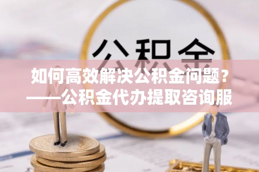 平台如何高效解决公积金问题？——公积金代办提取咨询服务指南