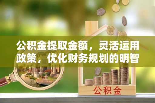 平台公积金提取金额，灵活运用政策，优化财务规划的明智选择