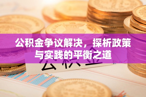 平台公积金争议解决，探析政策与实践的平衡之道