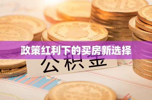 平台政策红利下的买房新选择