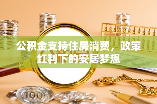 平台公积金支持住房消费，政策红利下的安居梦想