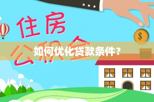 平台如何优化贷款条件？