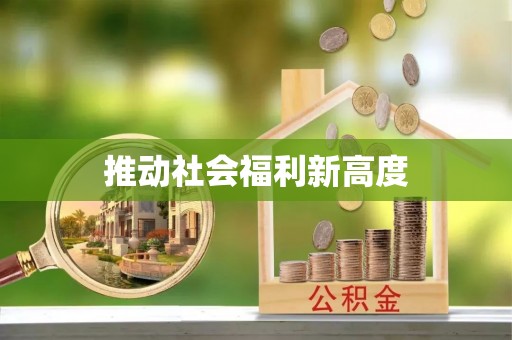平台推动社会福利新高度