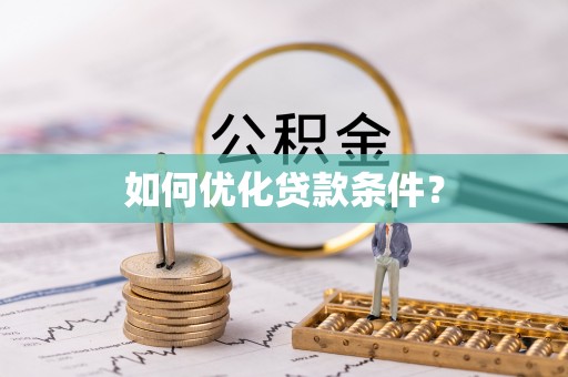 平台如何优化贷款条件？