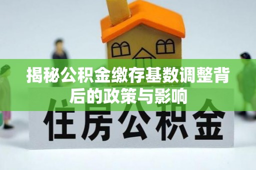 平台揭秘公积金缴存基数调整背后的政策与影响