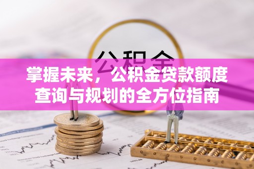 平台掌握未来，公积金贷款额度查询与规划的全方位指南