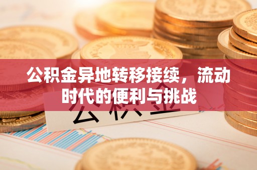 平台公积金异地转移接续，流动时代的便利与挑战