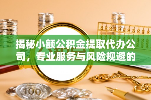 平台揭秘小额公积金提取代办公司，专业服务与风险规避的平衡艺术
