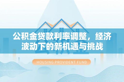 平台公积金贷款利率调整，经济波动下的新机遇与挑战