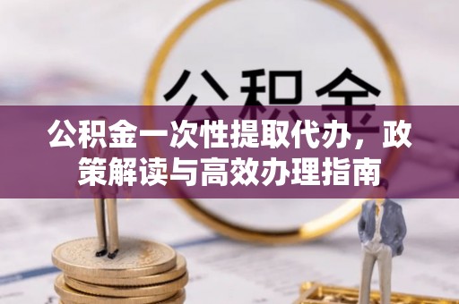 平台公积金一次性提取代办，政策解读与高效办理指南