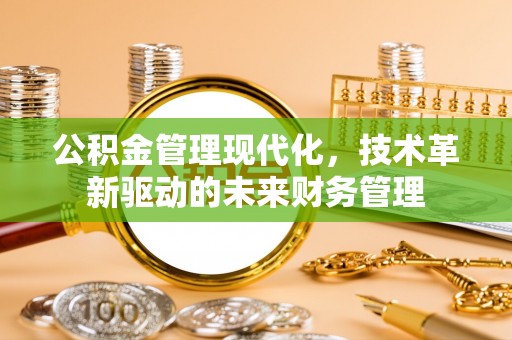 平台公积金管理现代化，技术革新驱动的未来财务管理